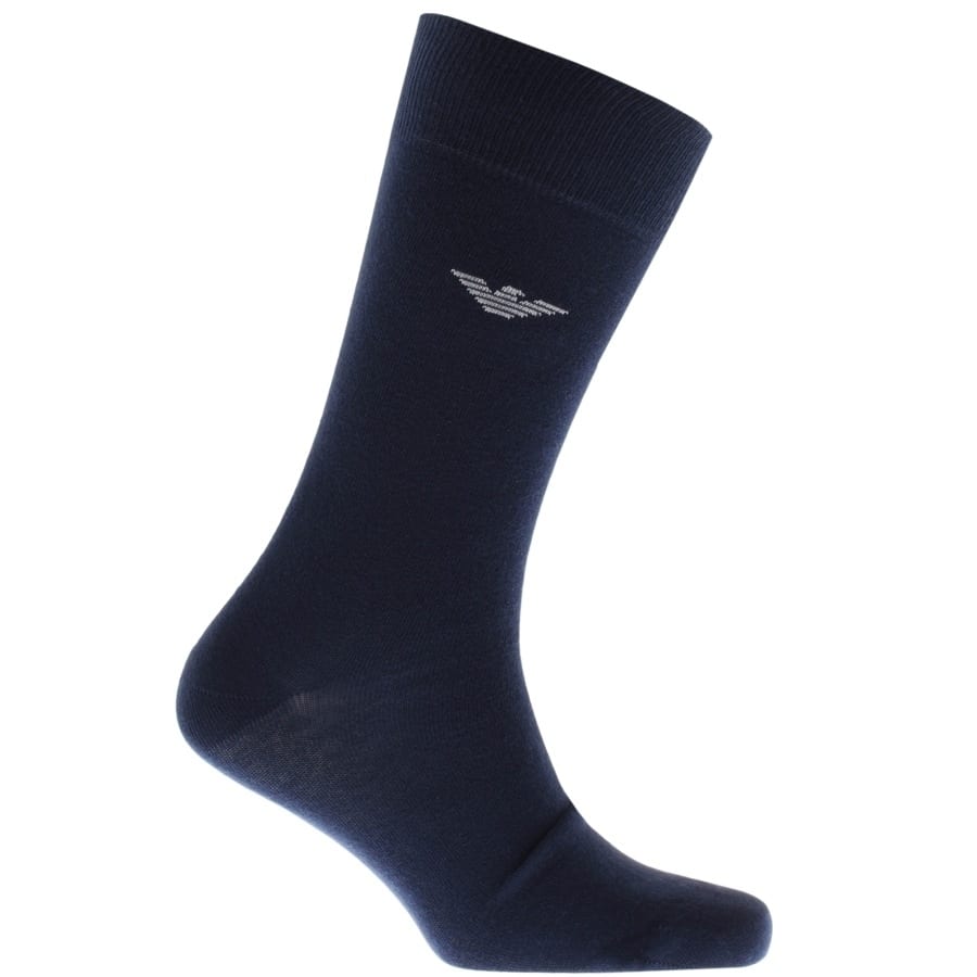 Alternative Image for ProductEmporio Armani 2 Pack Socks Navy2
